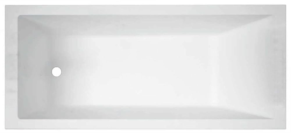 BAIGNOIRE CALOS 170x70 BLC STANDARD À ENCASTRER AVEC PIEDS