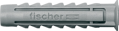 BOITE DE 100 CHEVILLES NYLON COLLERETTE SX6