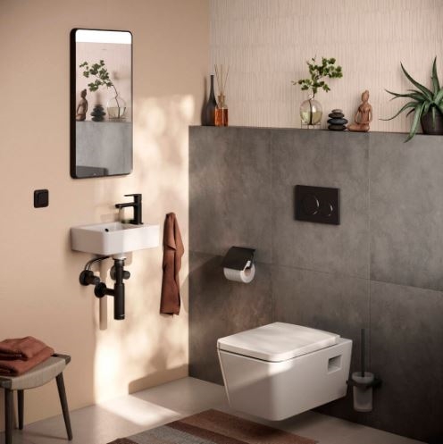 EluPura S Pack WC suspendu 540 avec chasse AquaChannel, av abattant déclipsable