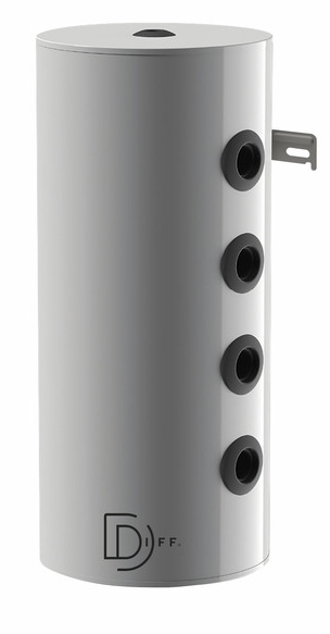 Bouteille de mélange 50l mural - 8 piquages