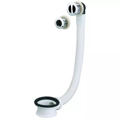 Trop plein lavabo universel, enjoliveur Ø24/30mm x 35mm,inte