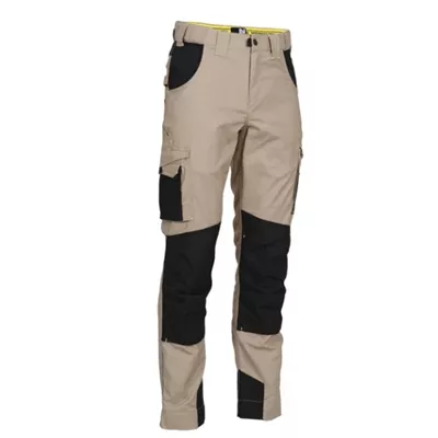 PANTALON BEIGE/NOIR