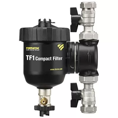 FILTRE TF1 22mm COMPACT (avec VANNES +BIDON FLUIDE FILTER)