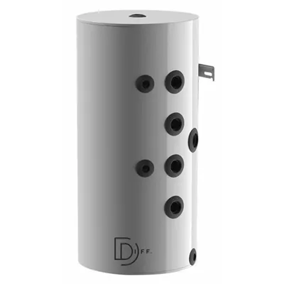 Ballon tampon 100l 8 piquages sol/mural