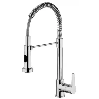 Mitigeur Evier semi pro ressort douchette magnétique  2 jetsDOMAO 200