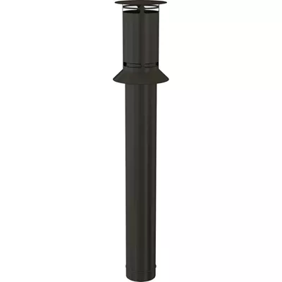 TERMINAL VERTICAL NOIR BIOTEN ø 80/125