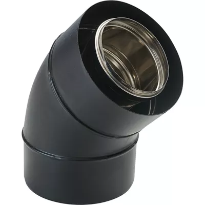 COUDE BIOTEN 45° INOX/GALVA ø 80/125