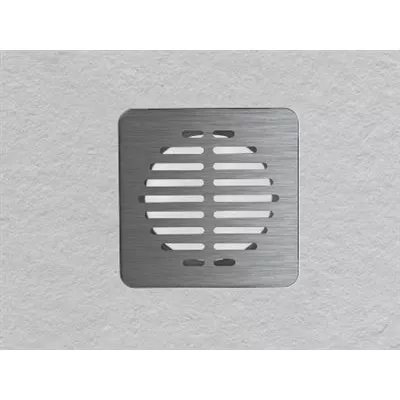 GRILLE INOX 120x120 POUR RECEVEUR DOMAO